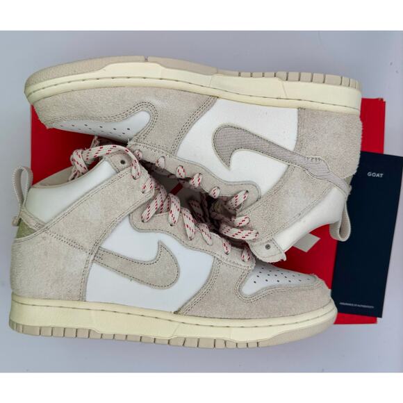 Nike Dunk High x Notre 'Light Orewood Brown' Sz 9.5 CW3092-100 # 394 - Picture 2 of 8